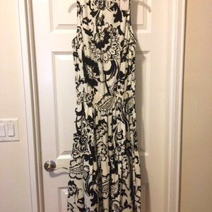 Ralph Lauren sleeveless flower print dress Size M